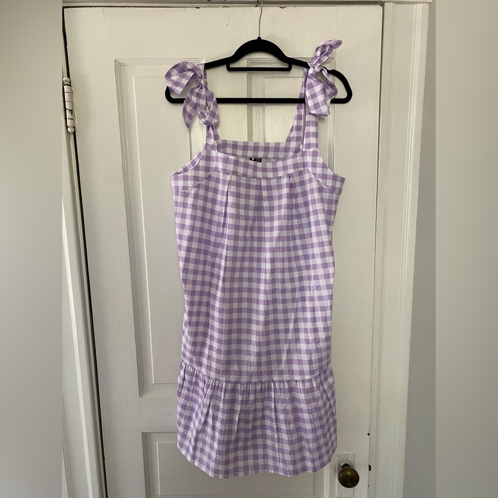 ASOS Drop Waist Purple Dress